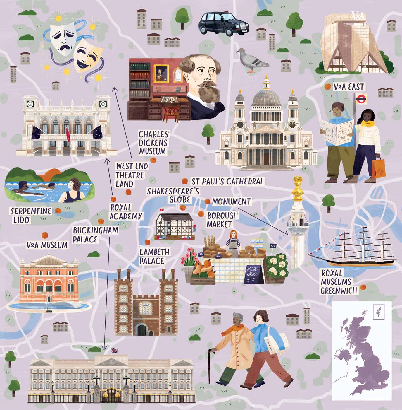 London Map portfolio cover image