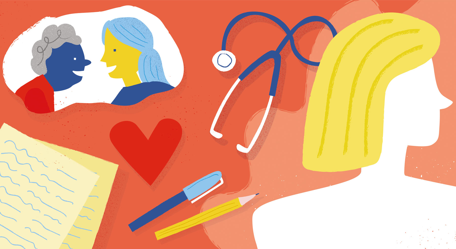 Illustration for Nursefinders by Elly Jahnz