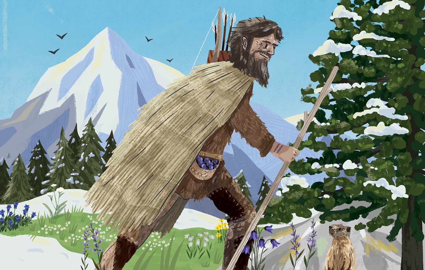 Otzi the Iceman portfolio cover image