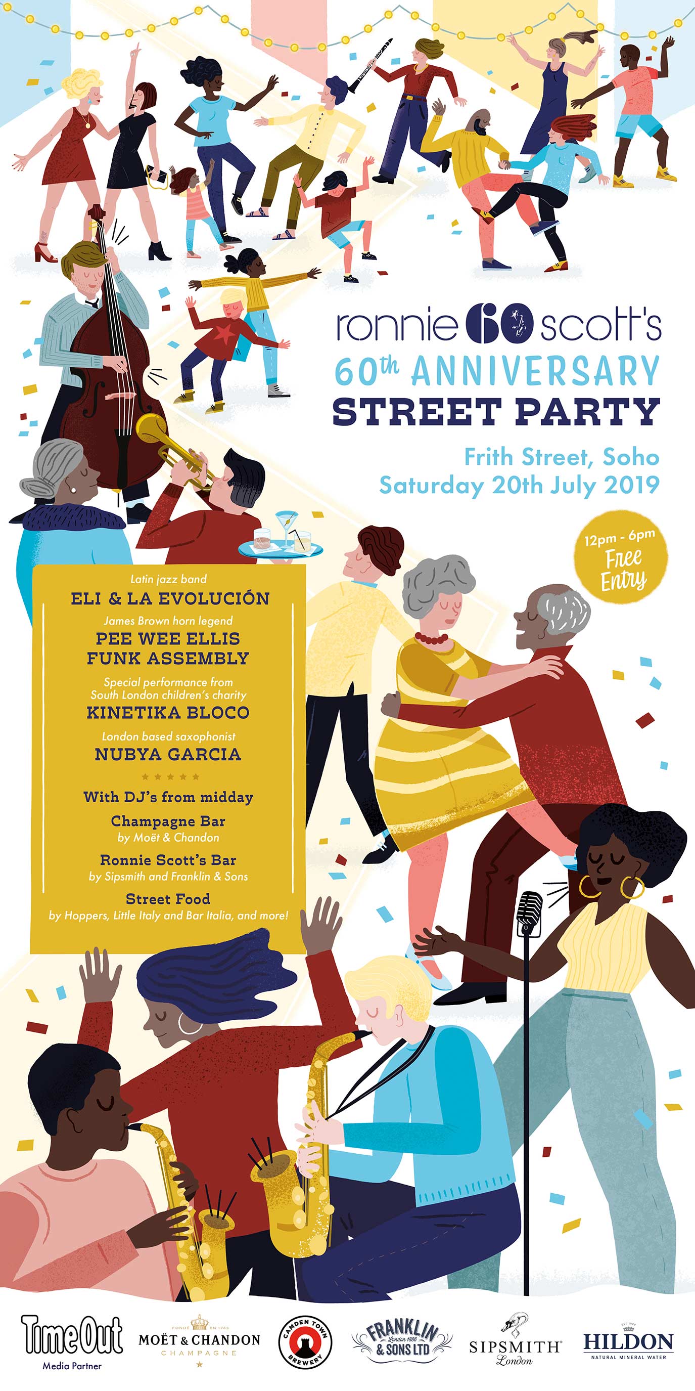 Ronnie Scott's Jazz Club 60th Anniversary Street Party portfolio cover image