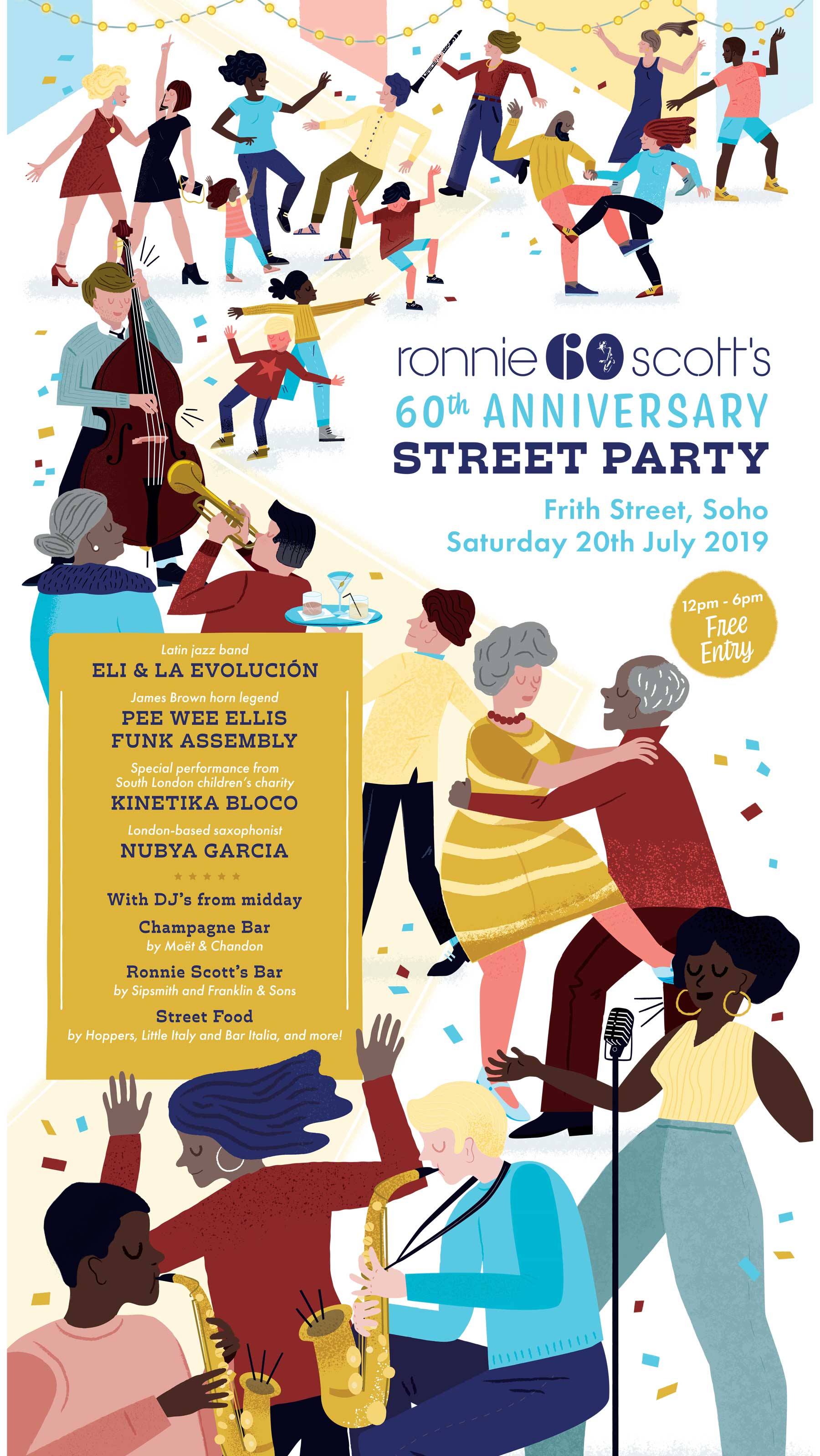 Ronnie Scott's Jazz Club portfolio cover image