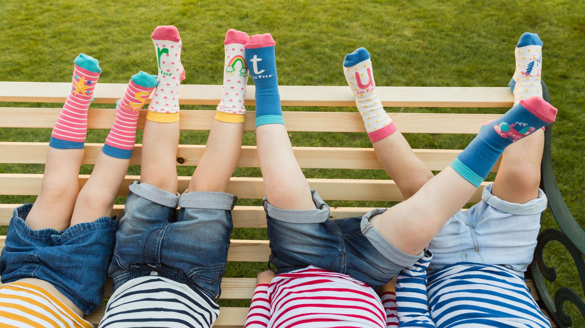 Socks and Stripes product photography