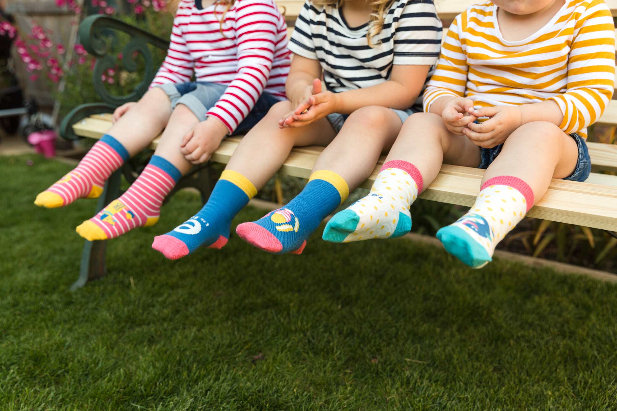 Product Photography for Socks and Stripes